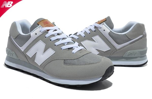 new balance 574 gris blanc